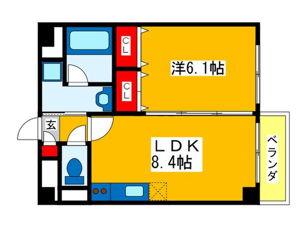 アグレア－ブルの物件間取画像